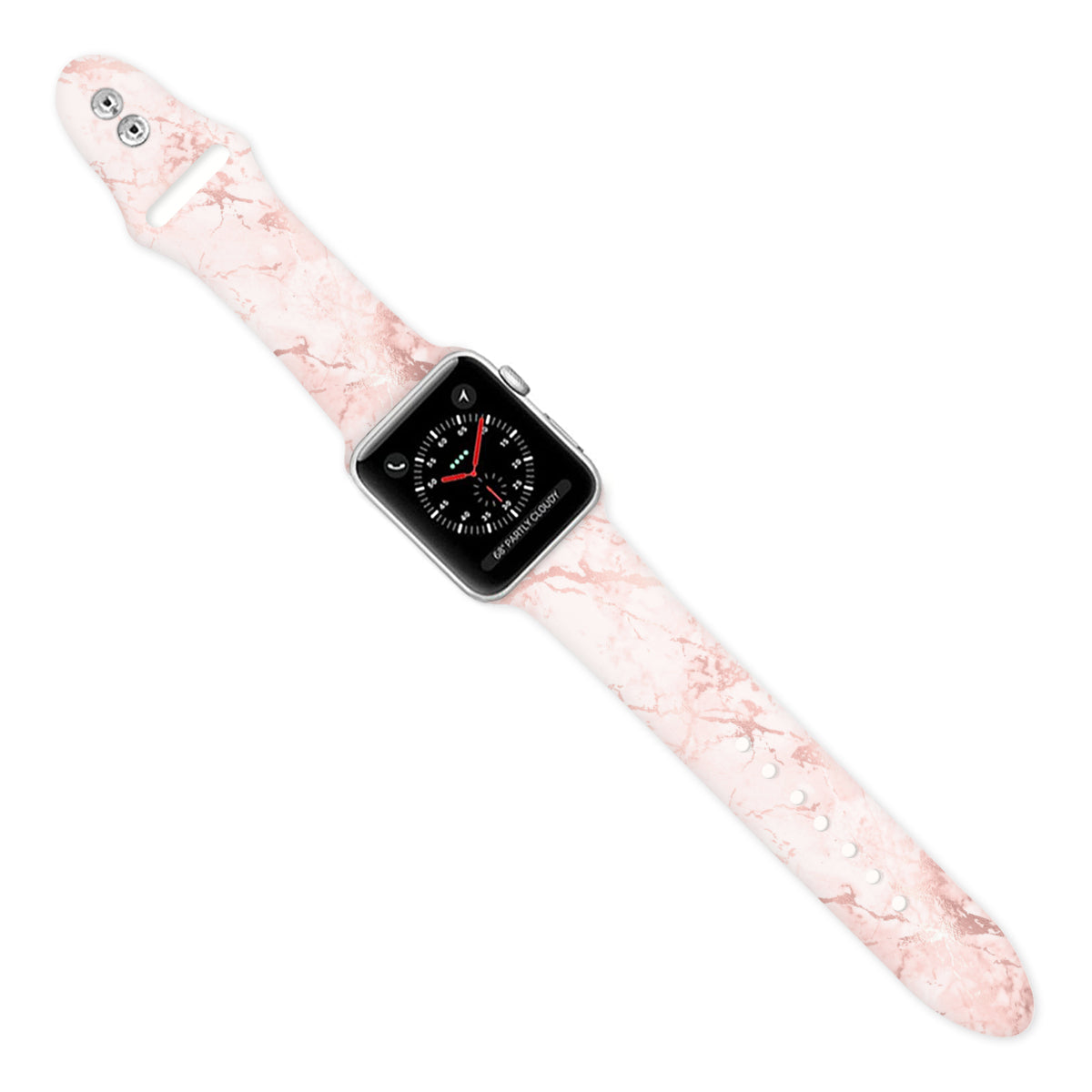 Delicate Blush Pink Double Buckle Strap