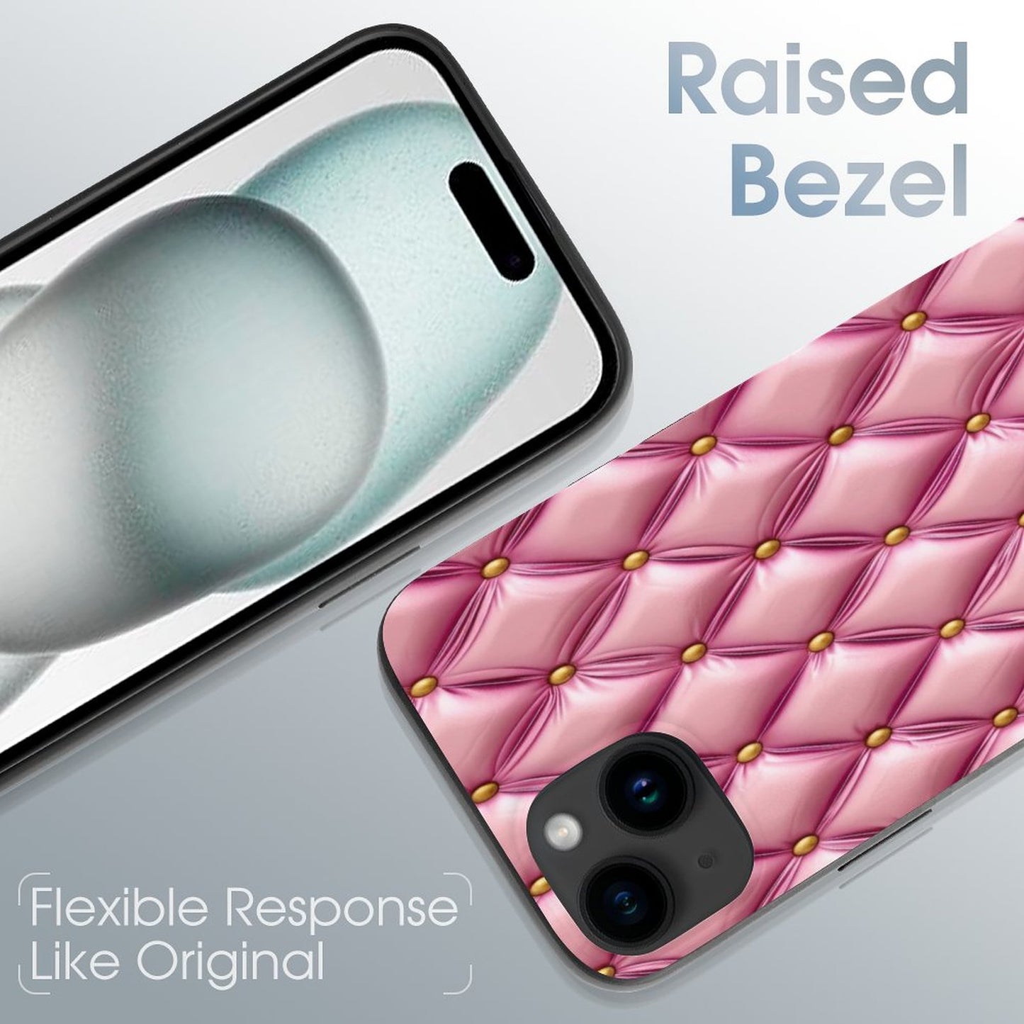Pink Puff Apple iPhone Case for iPhone 15 Series