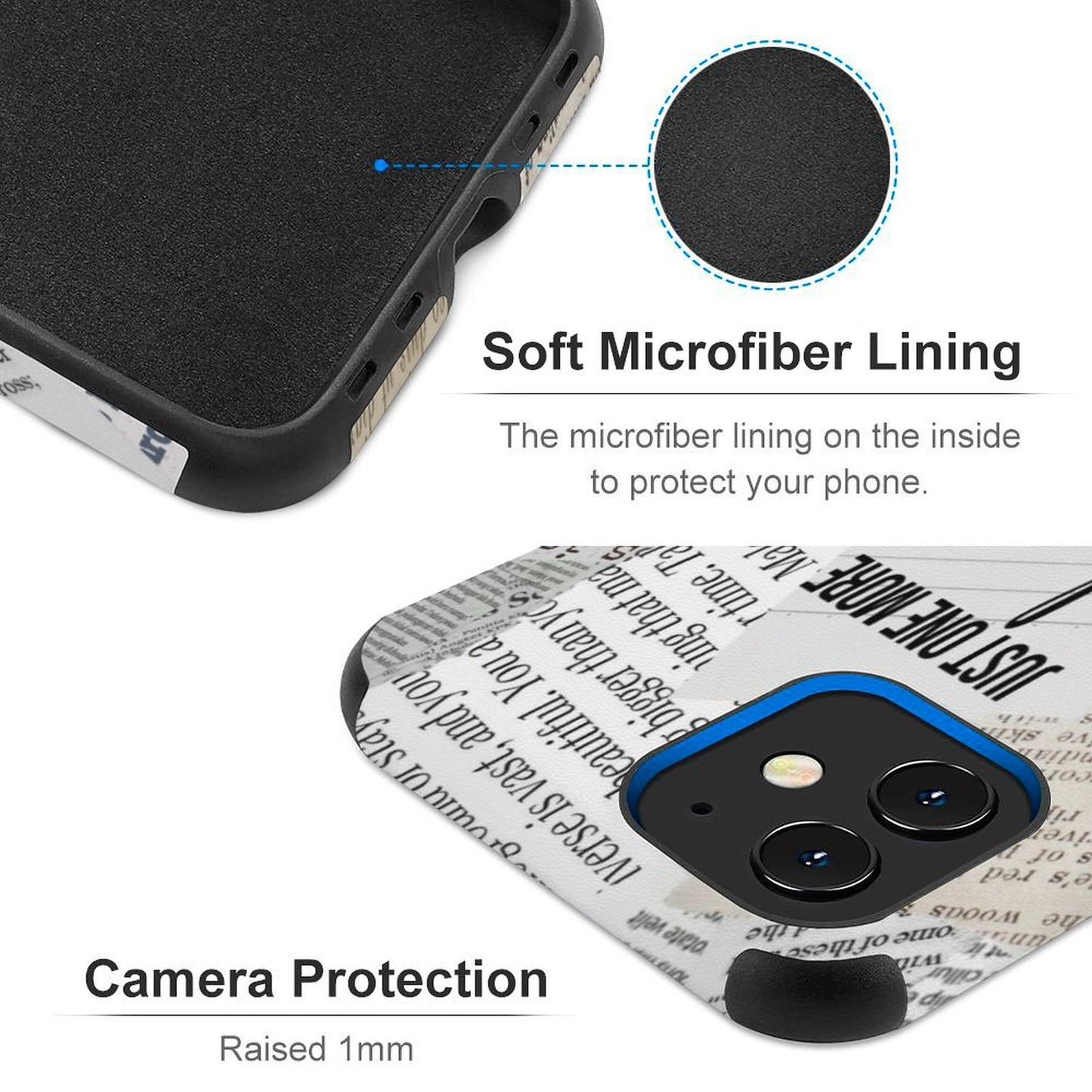 Book Microfiber iPhone Case for iPhone 11 Series