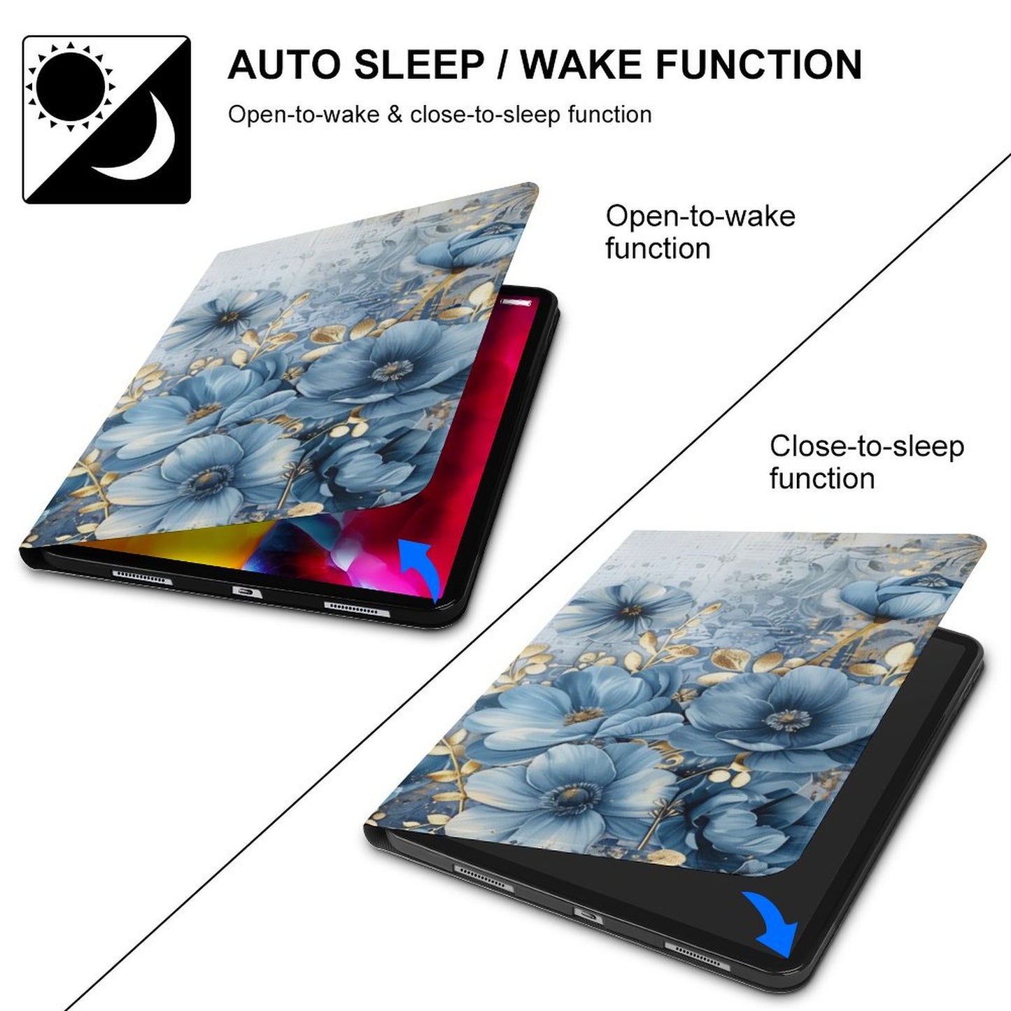 Book-Style iPad Protector with Apple Pen Slot