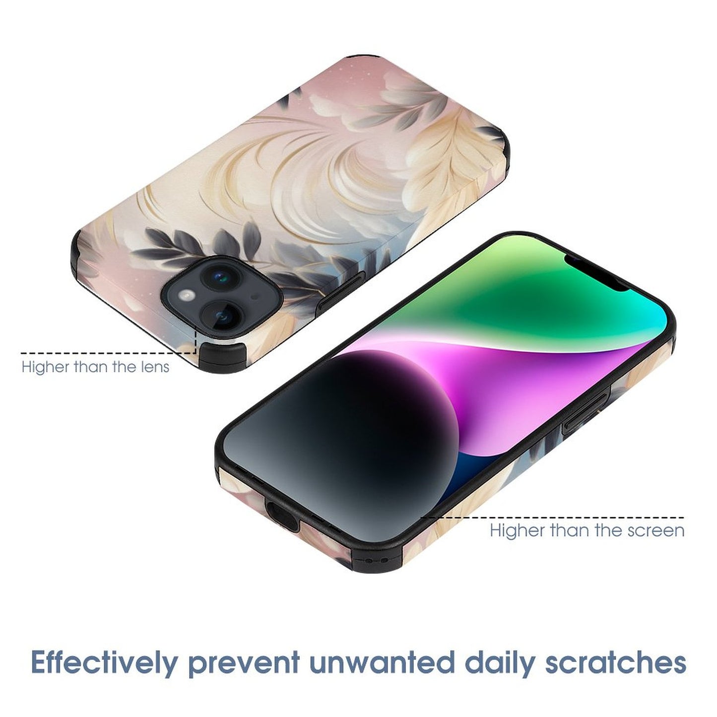 Microfiber Custom Phone Case for iPhone 14