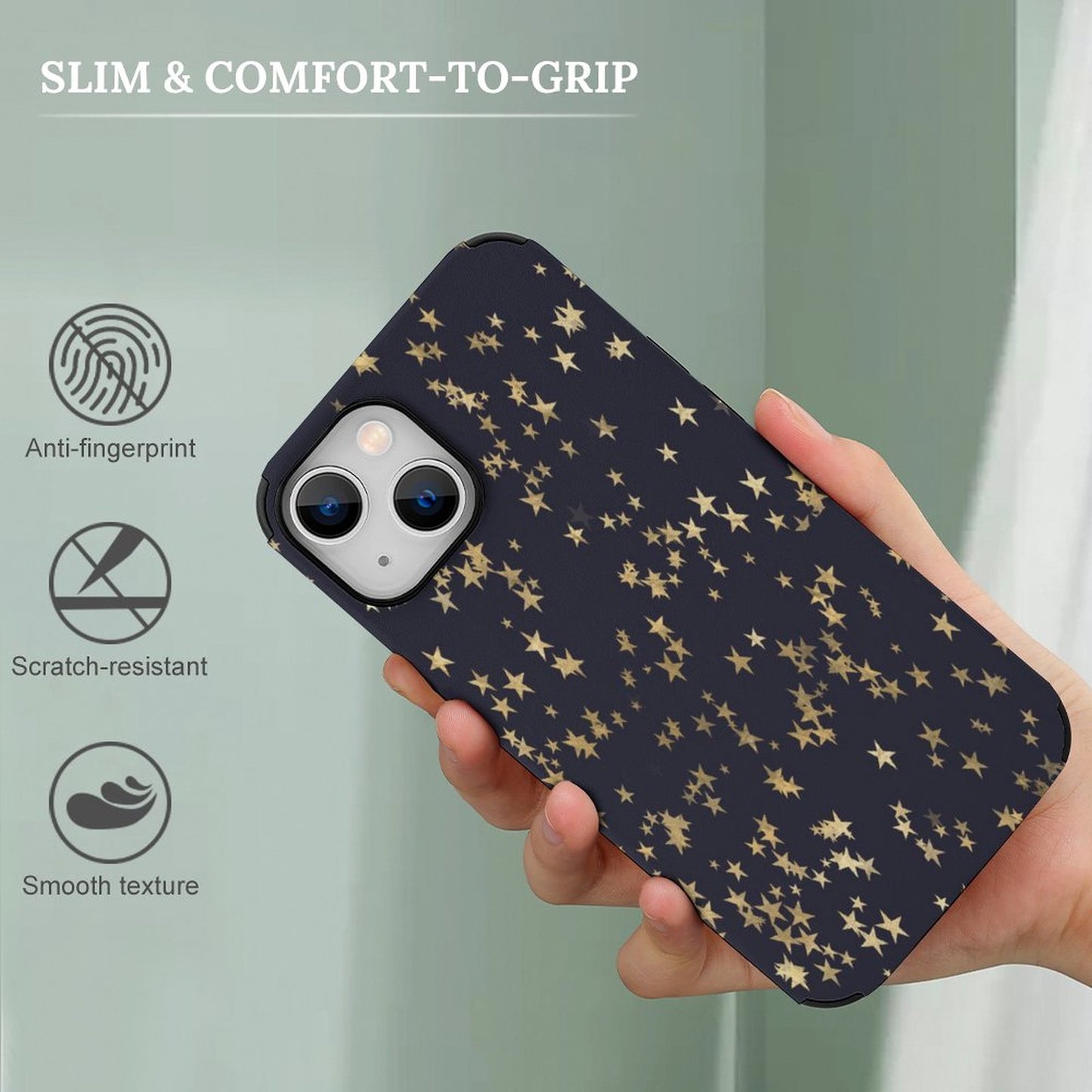 Microfiber Personalised Phone Cases for iPhone 13