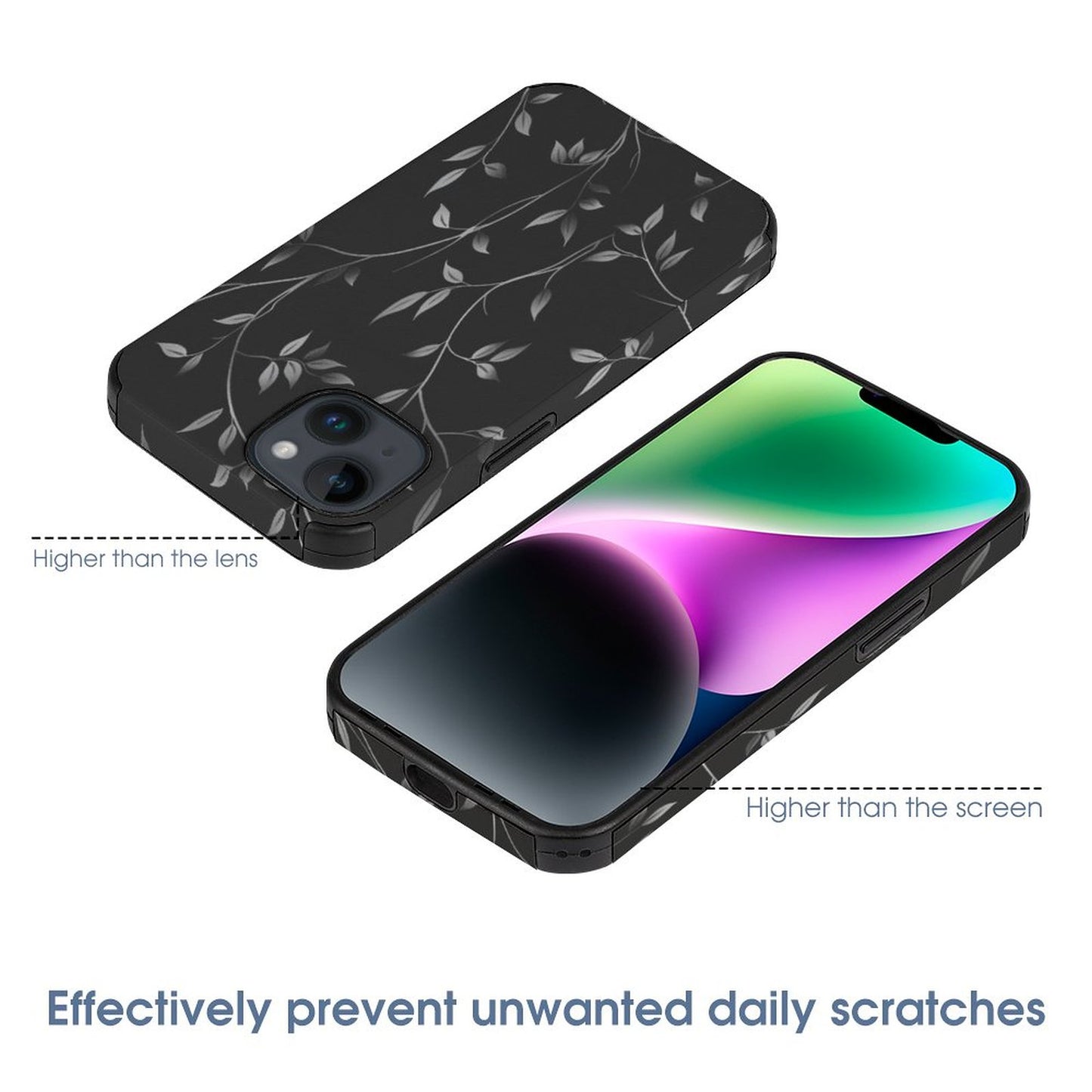 Microfiber Custom Phone Case for iPhone 14