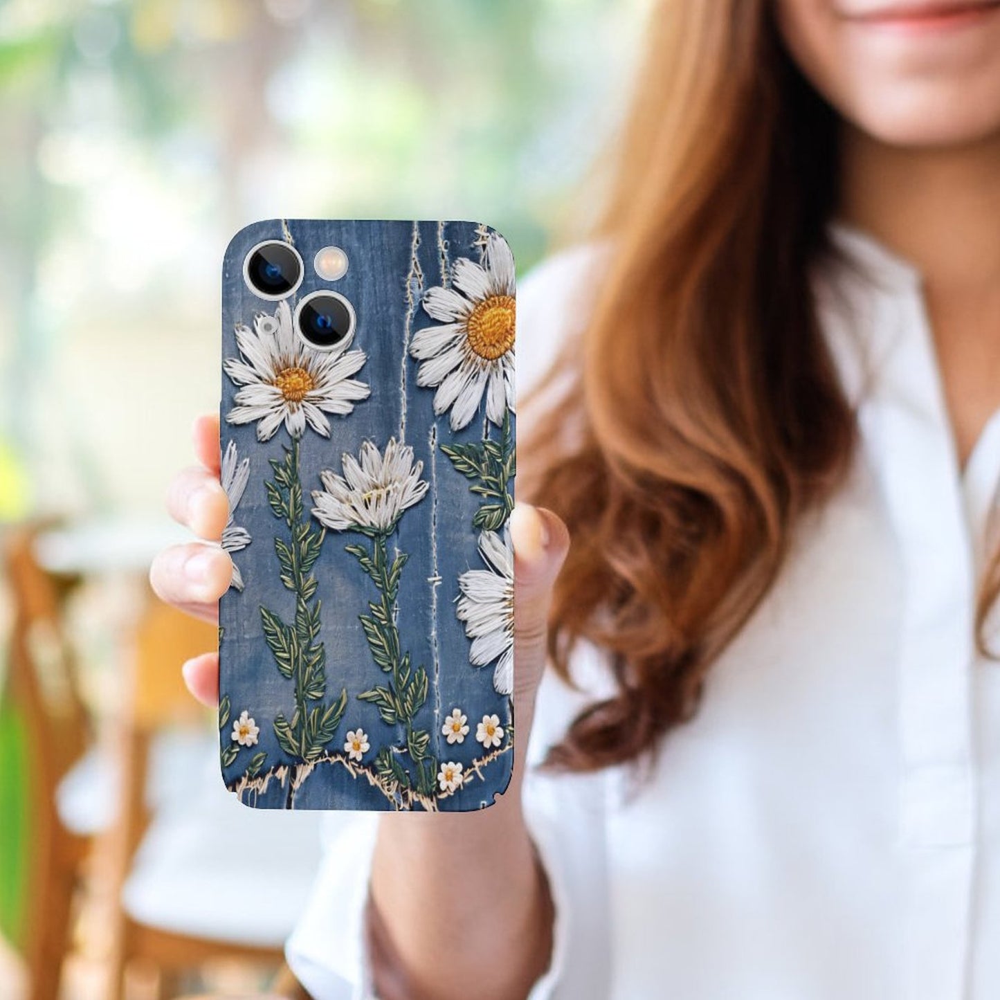 Denim and Daisies Apple Case for iPhone 14 Series