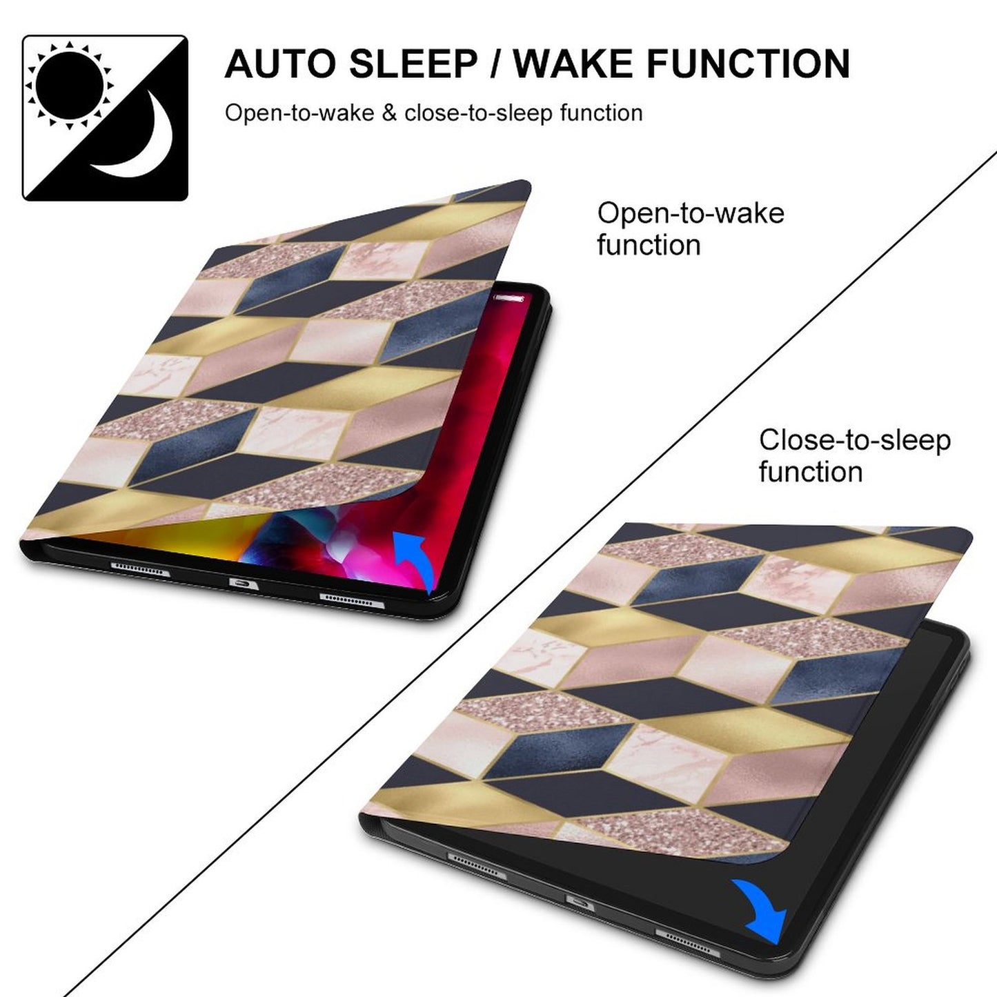 Book-Style iPad Protector with Apple Pen Slot