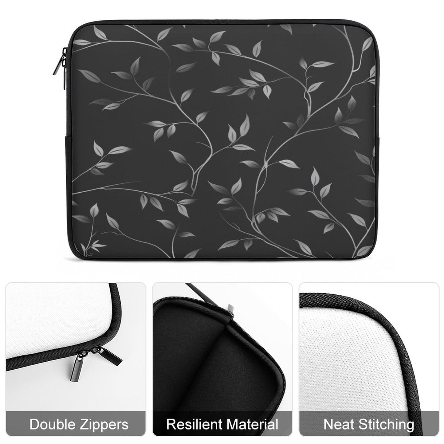 Black and Silver Laptop Case