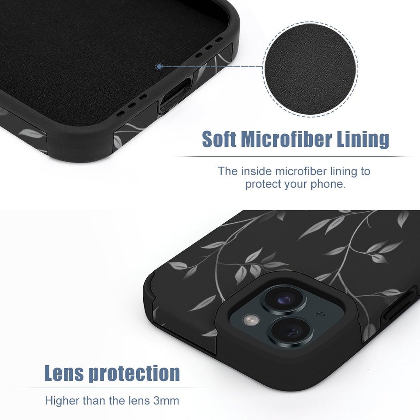 Microfiber iPhone Case for iPhone 15 Series