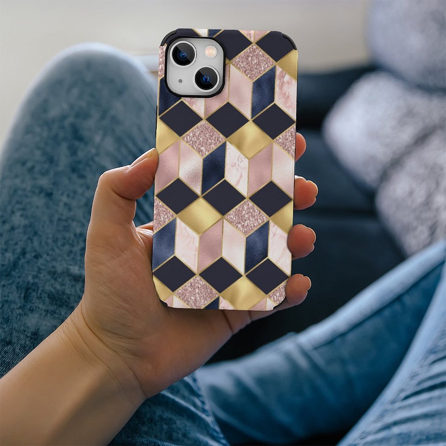 Microfiber Personalised Phone Cases for iPhone 13