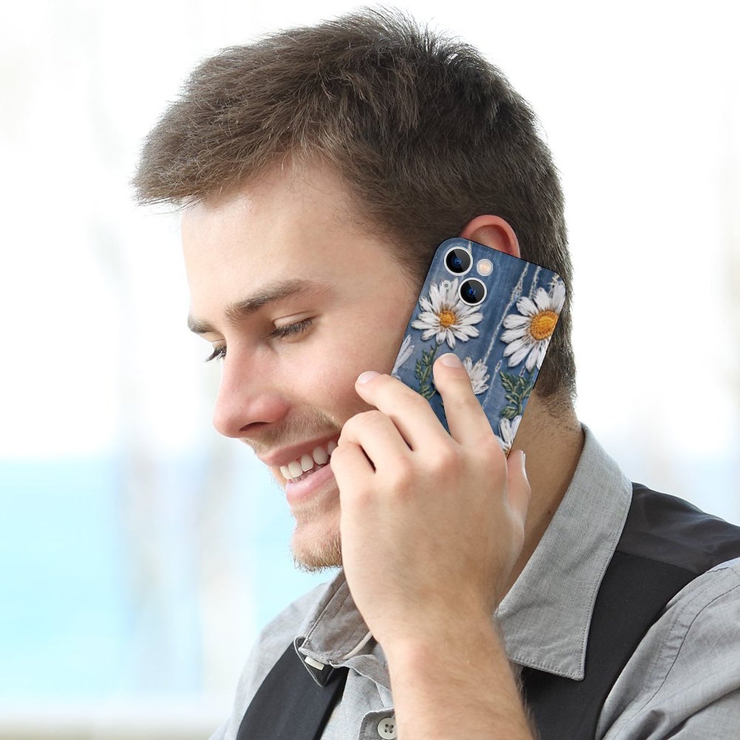 Denim and Daisies Apple Case for iPhone 14 Series