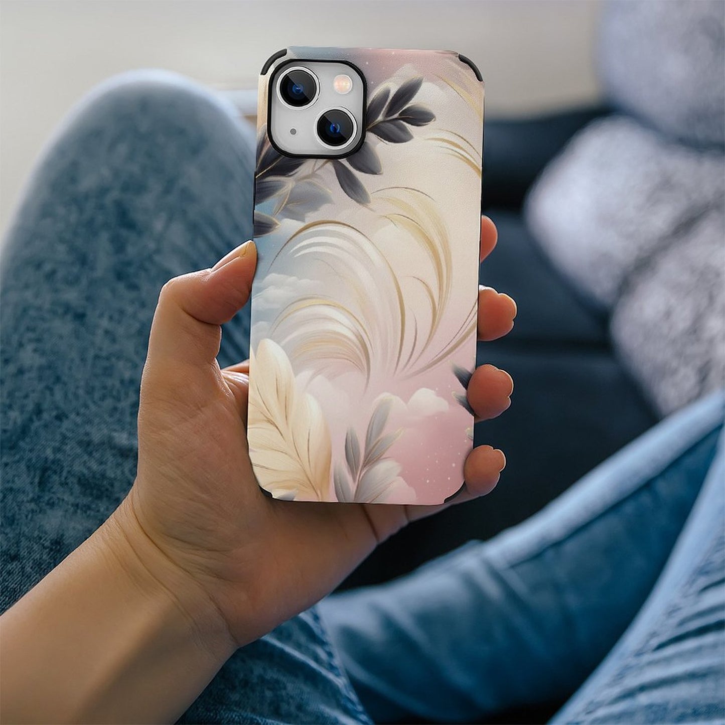 Microfiber Personalised Phone Cases for iPhone 13