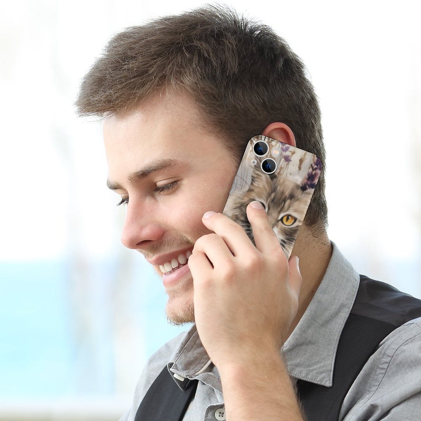 Cat Apple Case for iPhone 14 Series