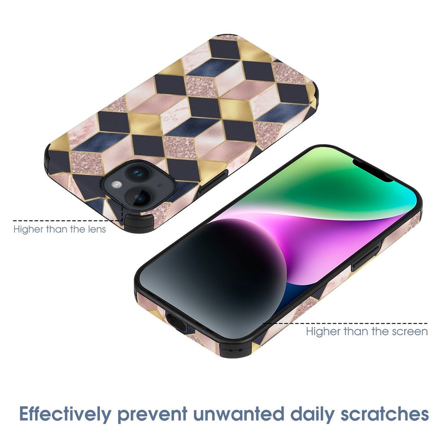 Microfiber Custom Phone Case for iPhone 14