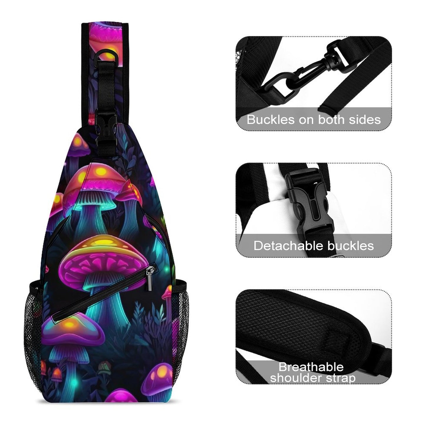 Mushrooms Unique Sling Bag