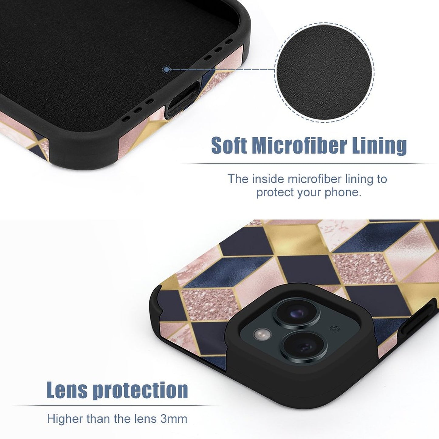 Microfiber iPhone Case for iPhone 15 Series