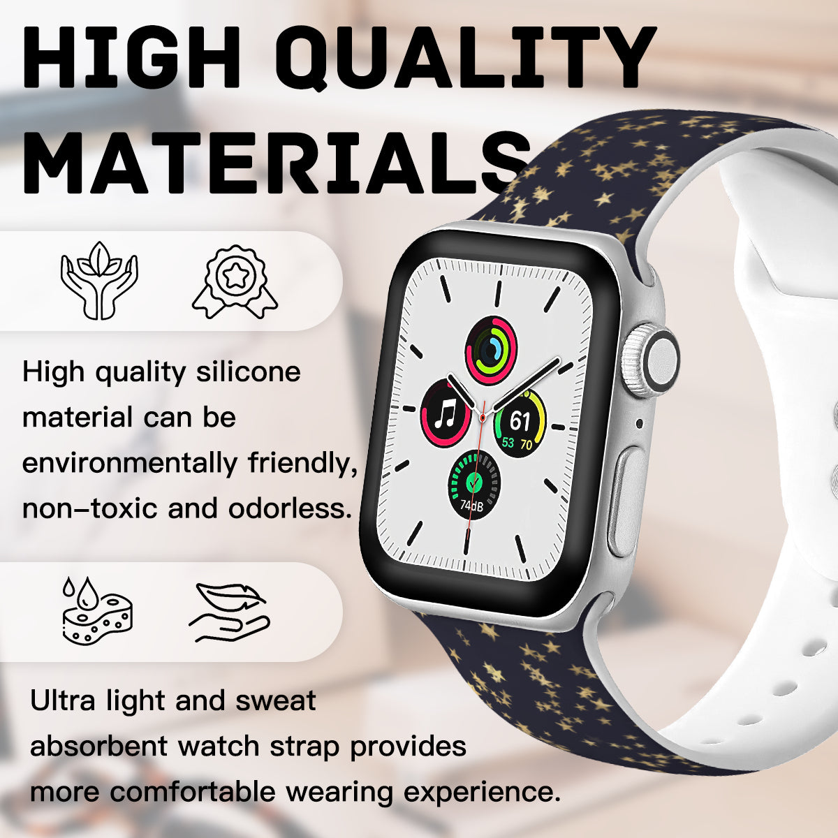 Stary Night Double Buckle Strap