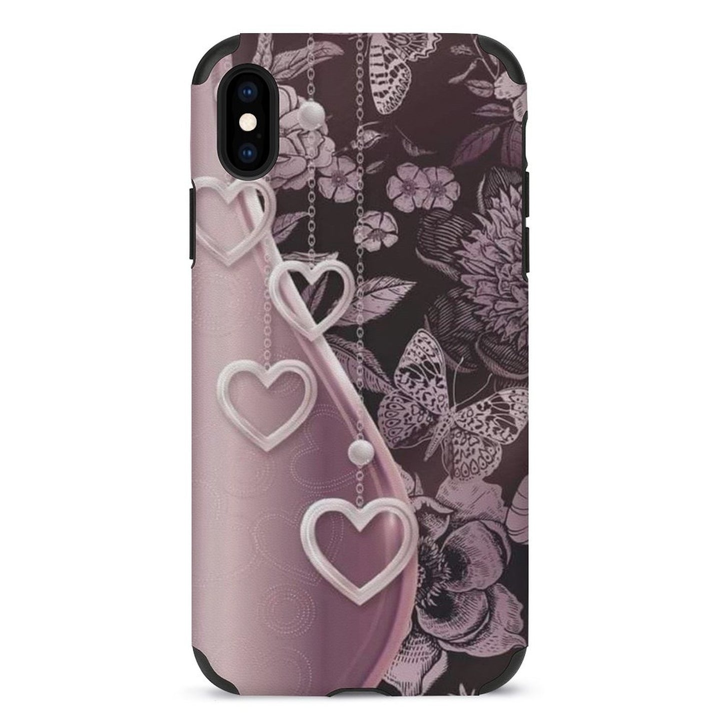 Butterfly and Hearts iPhone Case for iPhone 11 Series