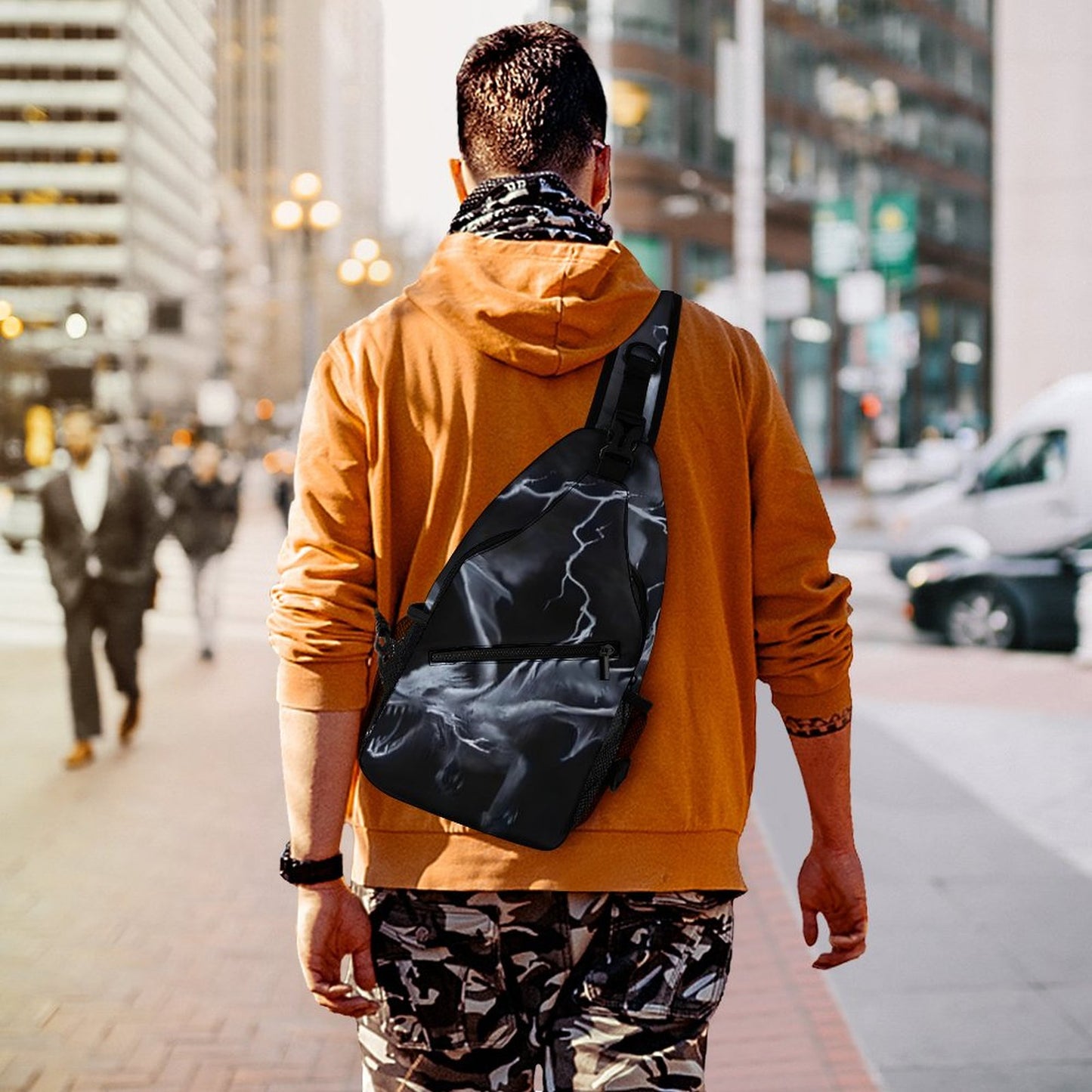 Dragon and Lightening Unique Sling Bags