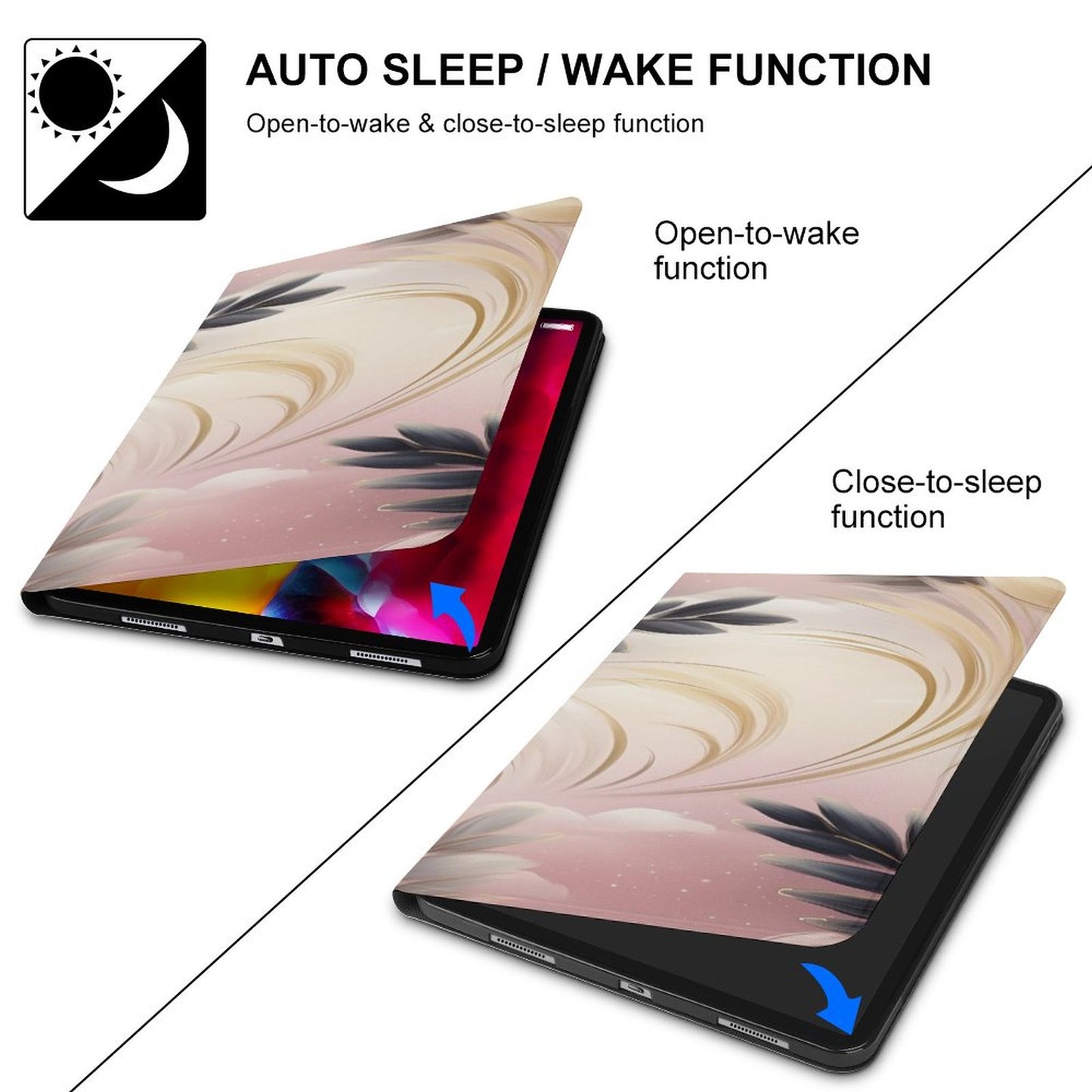 Book-Style iPad Protector with Apple Pen Slot