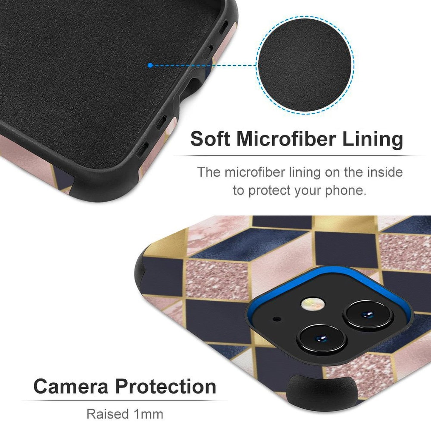 Microfiber iPhone Case for iPhone 11 Series