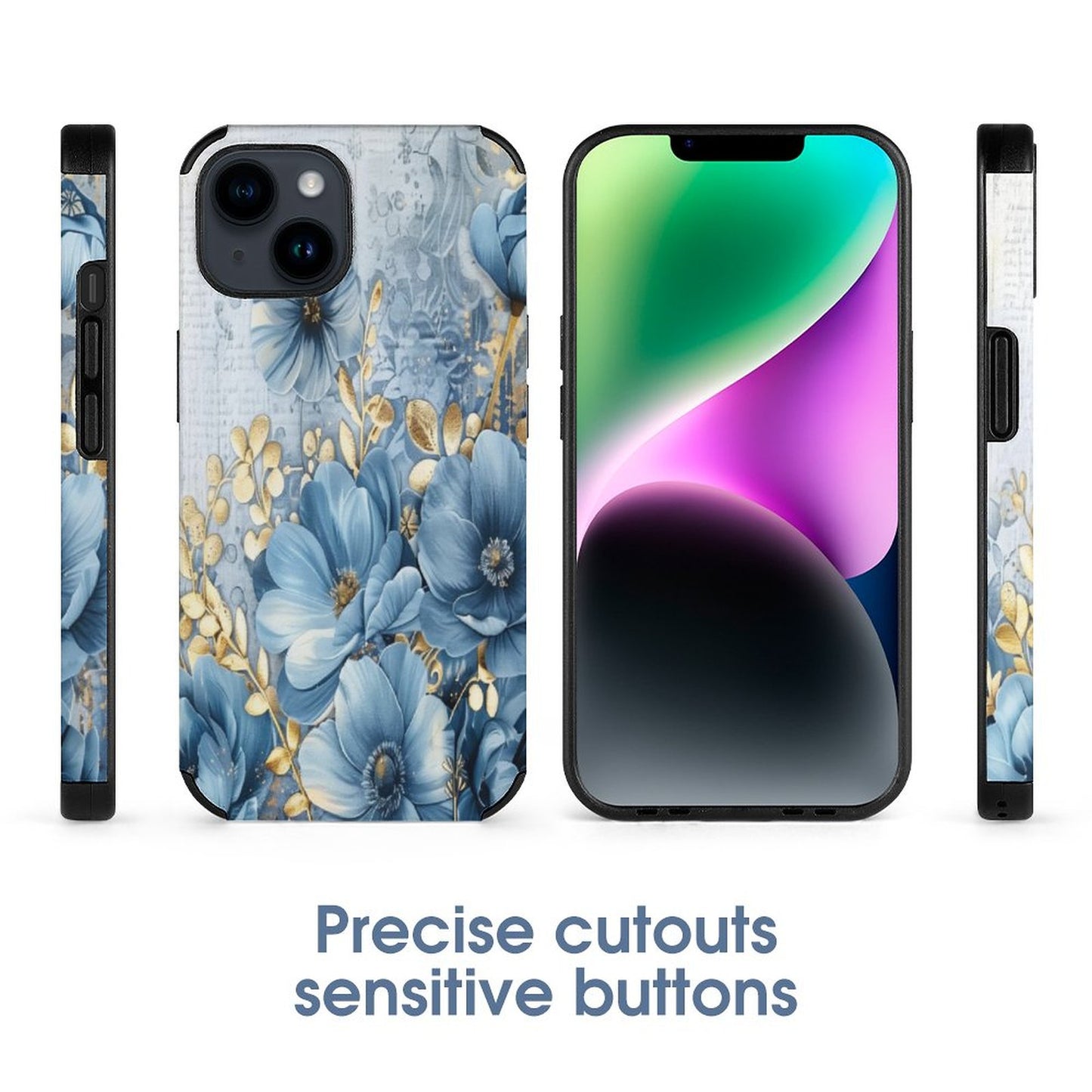 Microfiber Custom Phone Case for iPhone 14