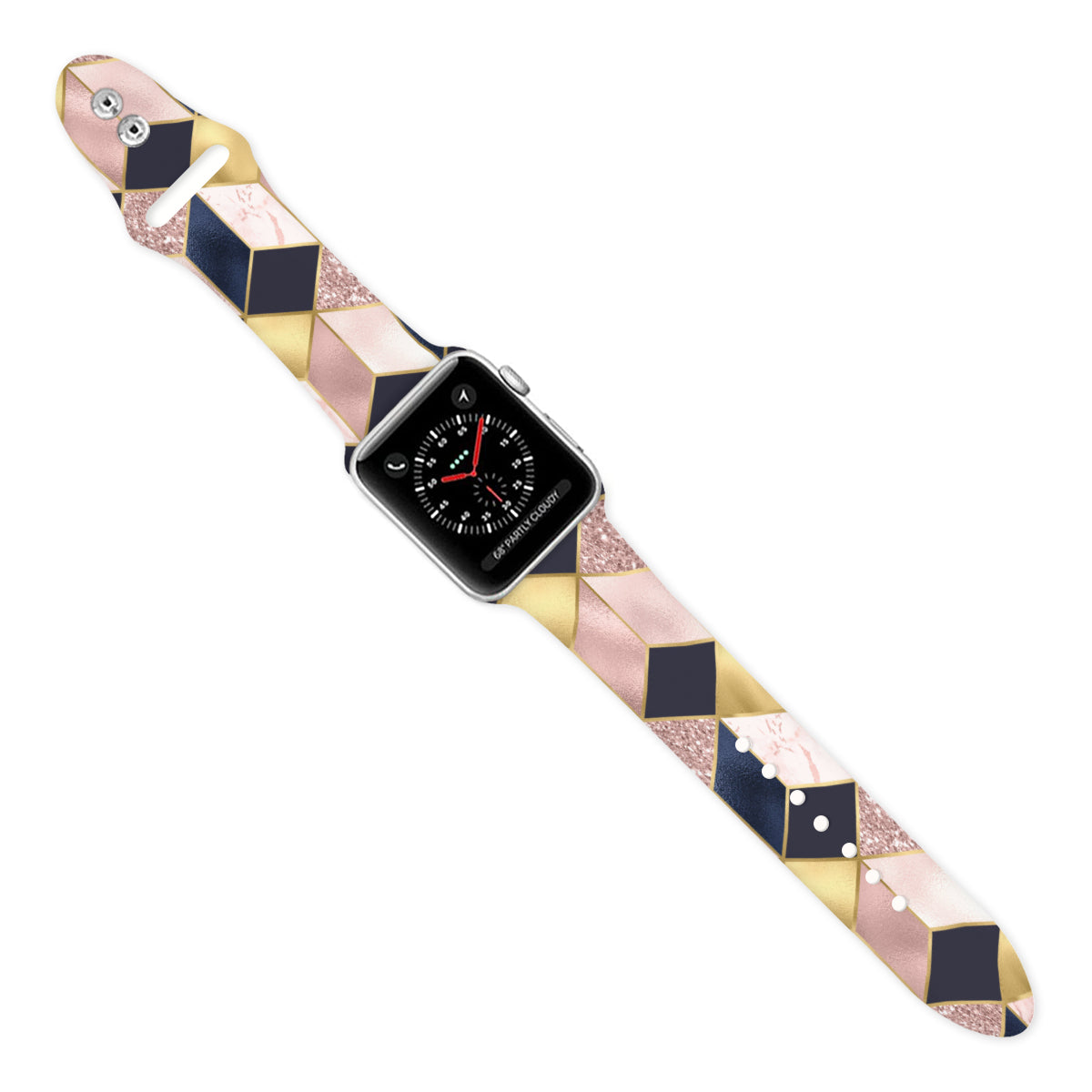 Delicate Blush Double Buckle Strap