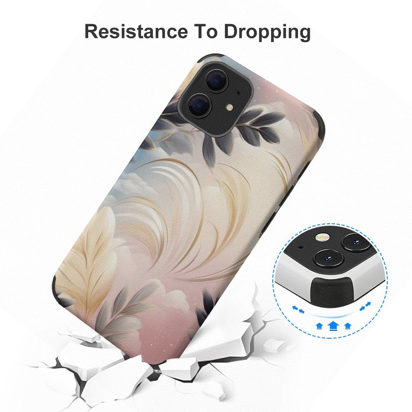 Microfiber Custom Phone Cases for iPhone 12