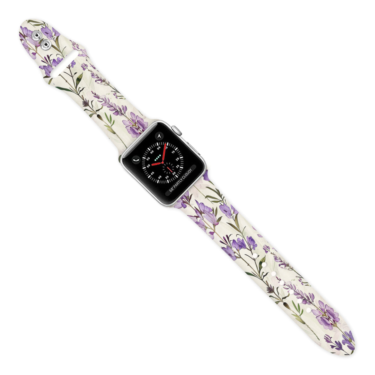 Botanical Lavender Double Buckle Strap