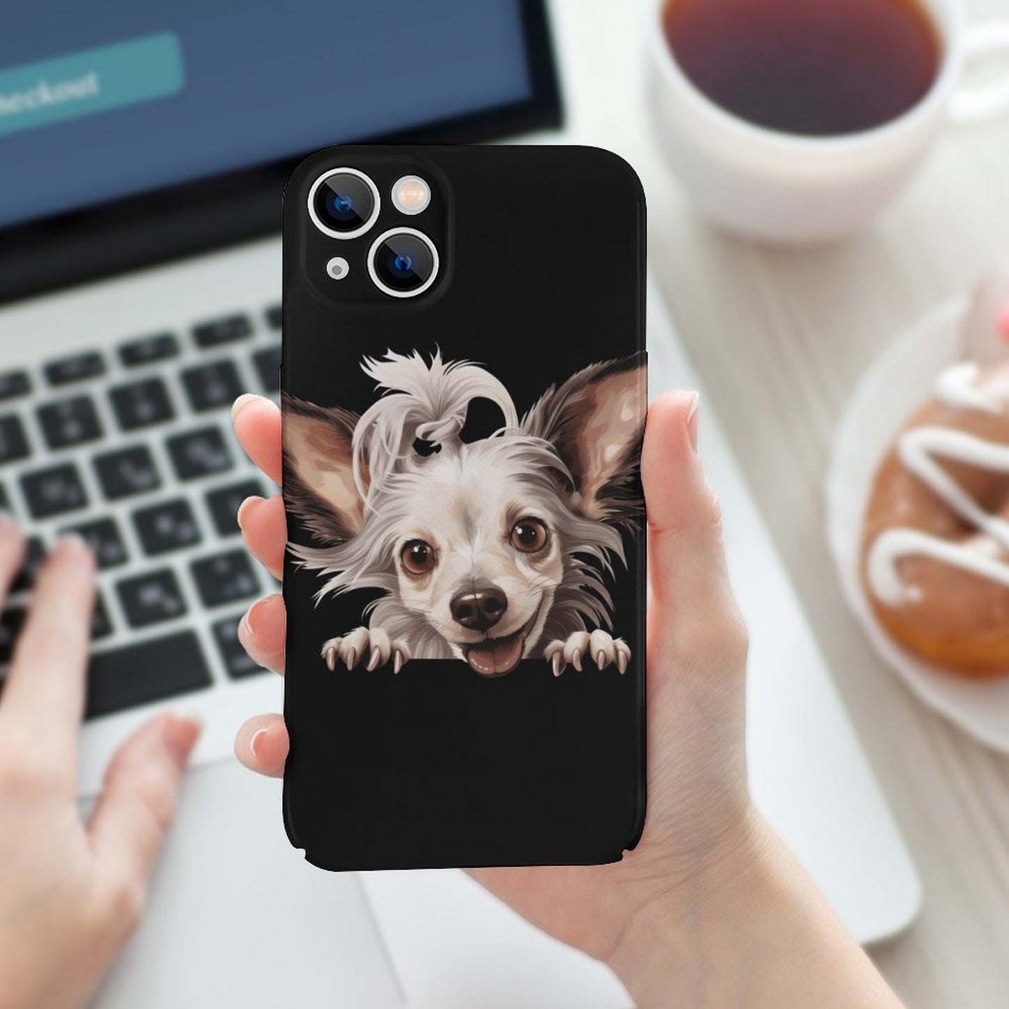 Chinese Crested Apple Case for iPhone 14 Series