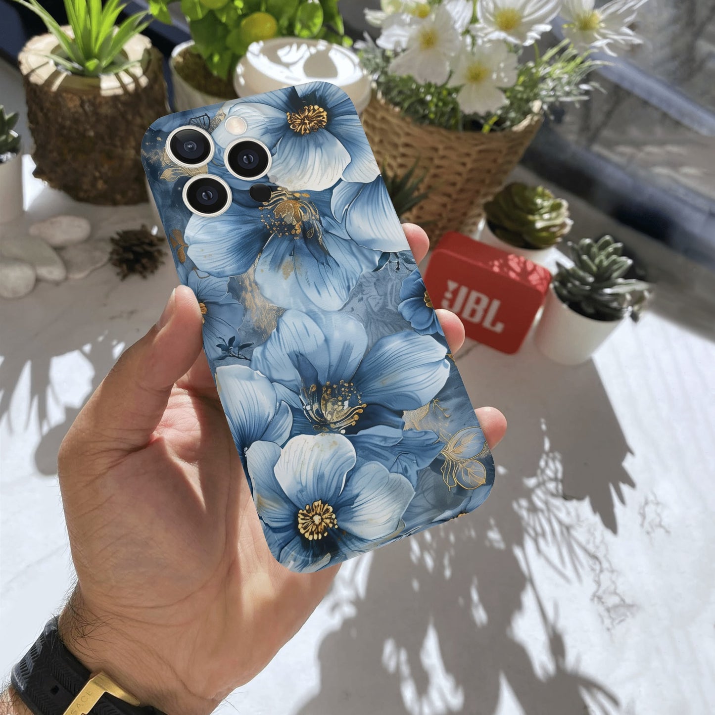 Floral iPhone 15 Pro Phone Case