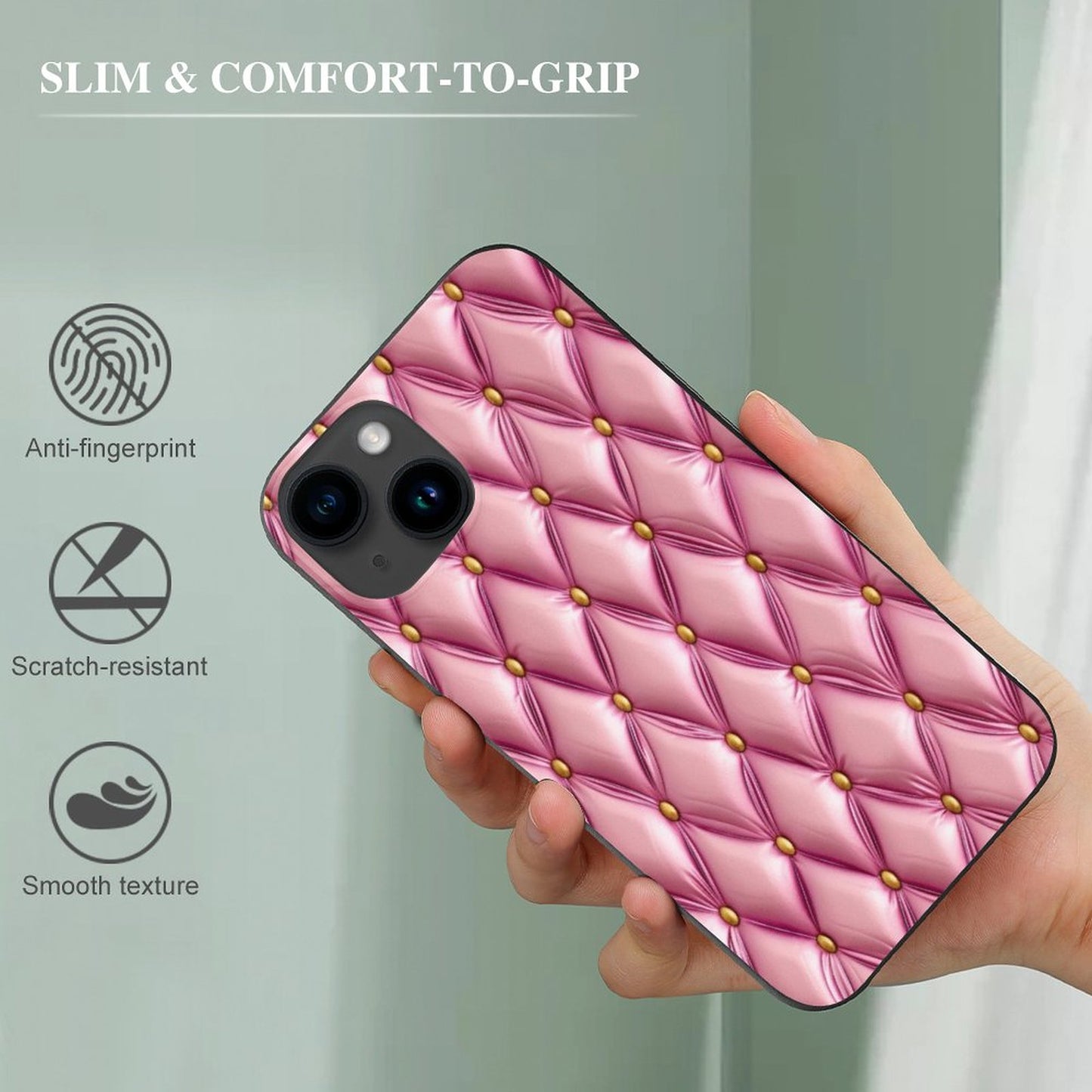 Pink Puff Apple iPhone Case for iPhone 15 Series