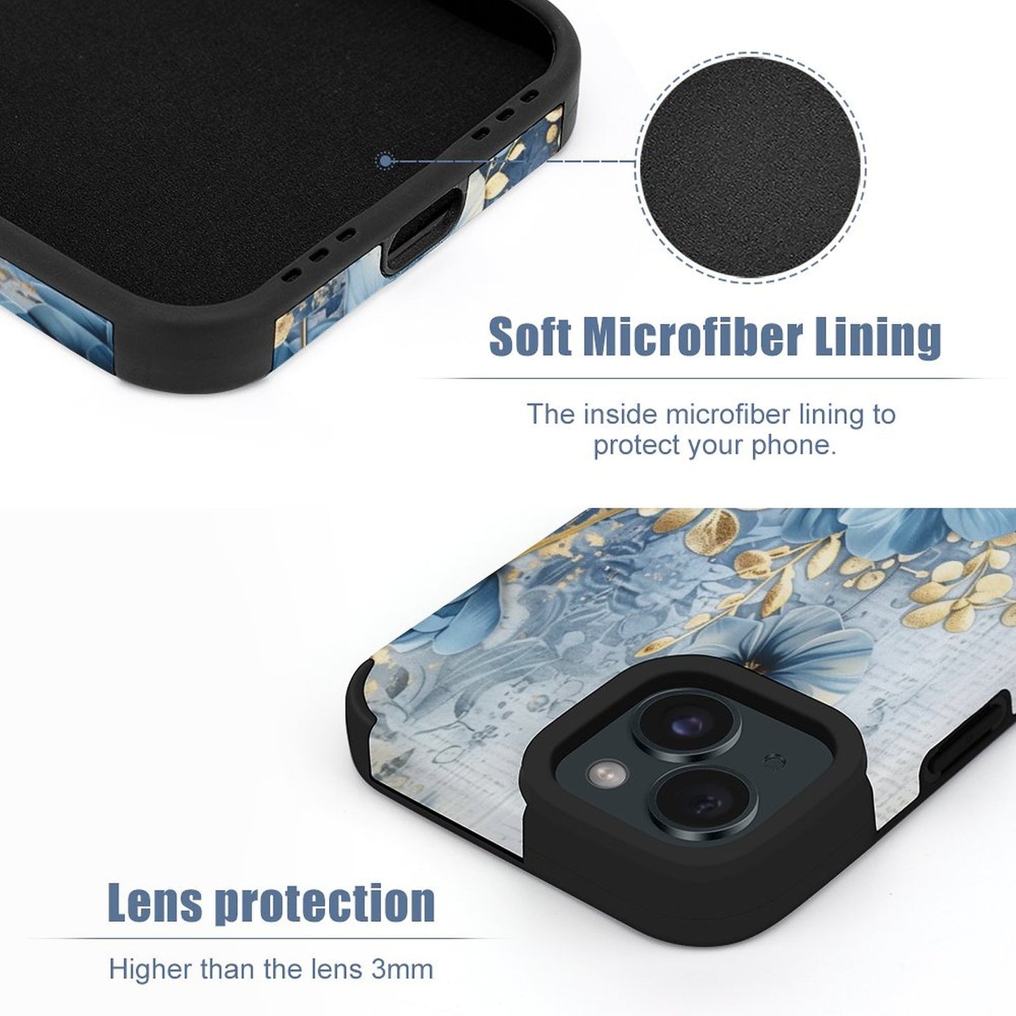 Microfiber iPhone Case for iPhone 15 Series