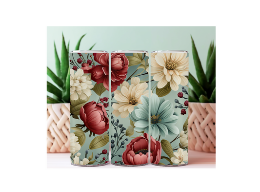 Botanical Floral 20 oz Tumbler