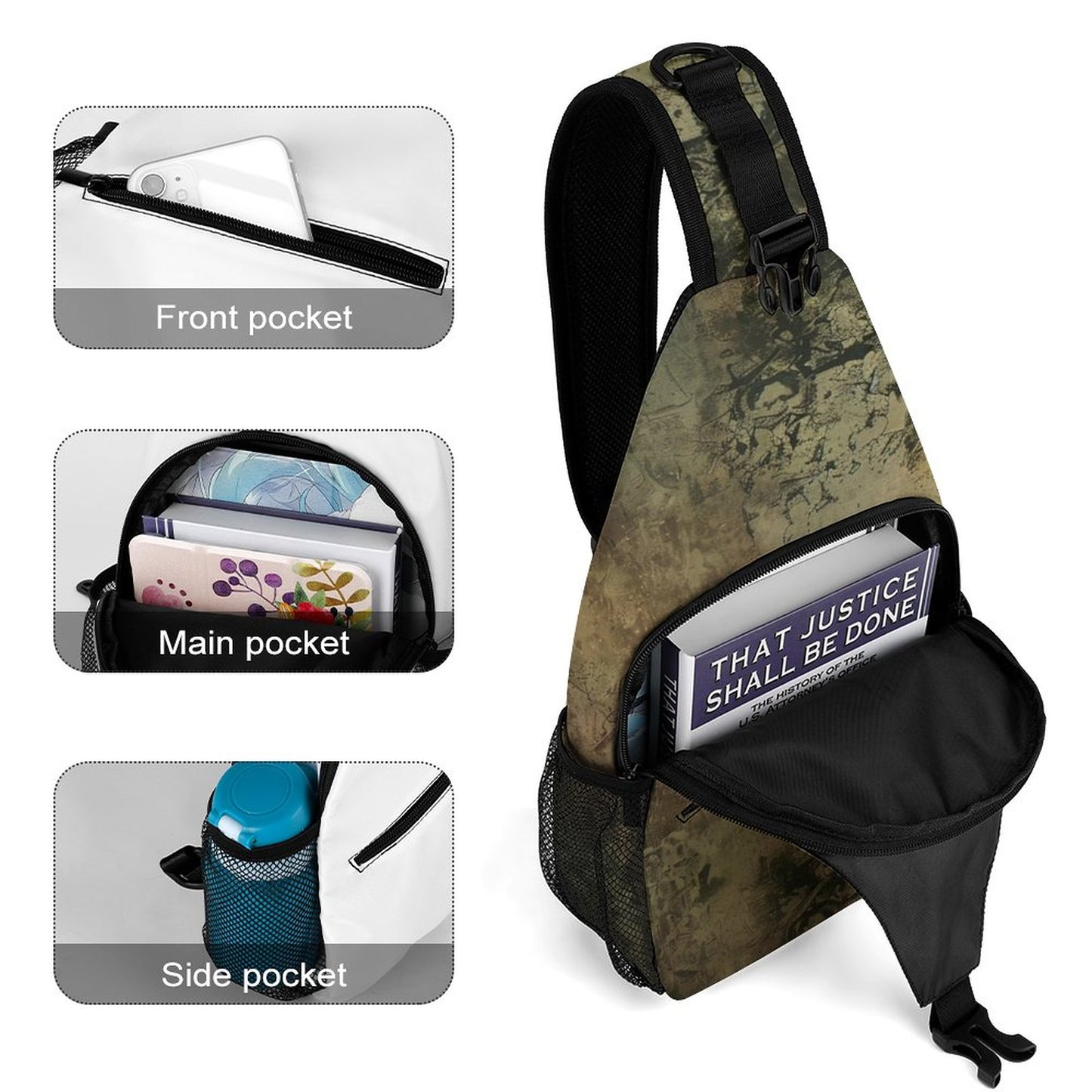 Grunge Look Sling Bags