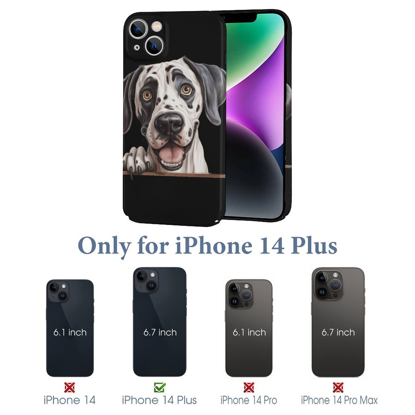 Great Dane Apple Case for iPhone 14 Series