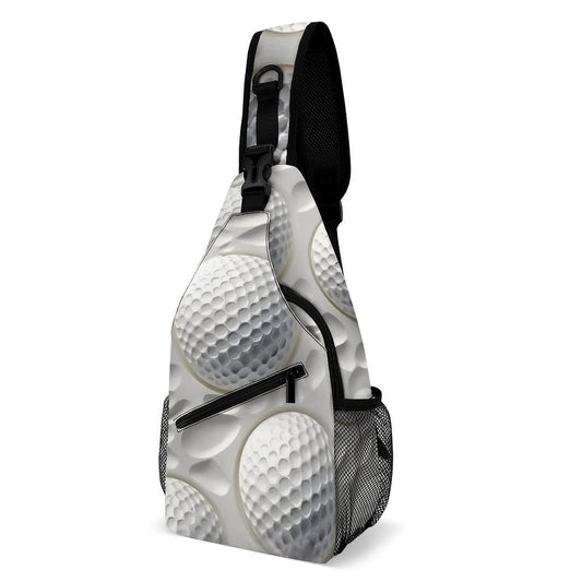 3D Golf Balls Unique Sling Bags