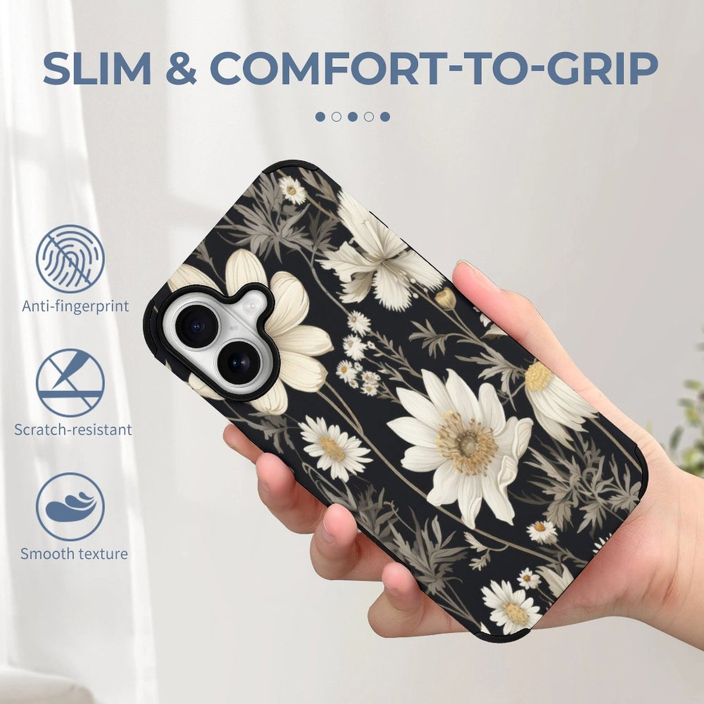 Wildflowers Microfiber iPhone Case for iPhone 16 Series