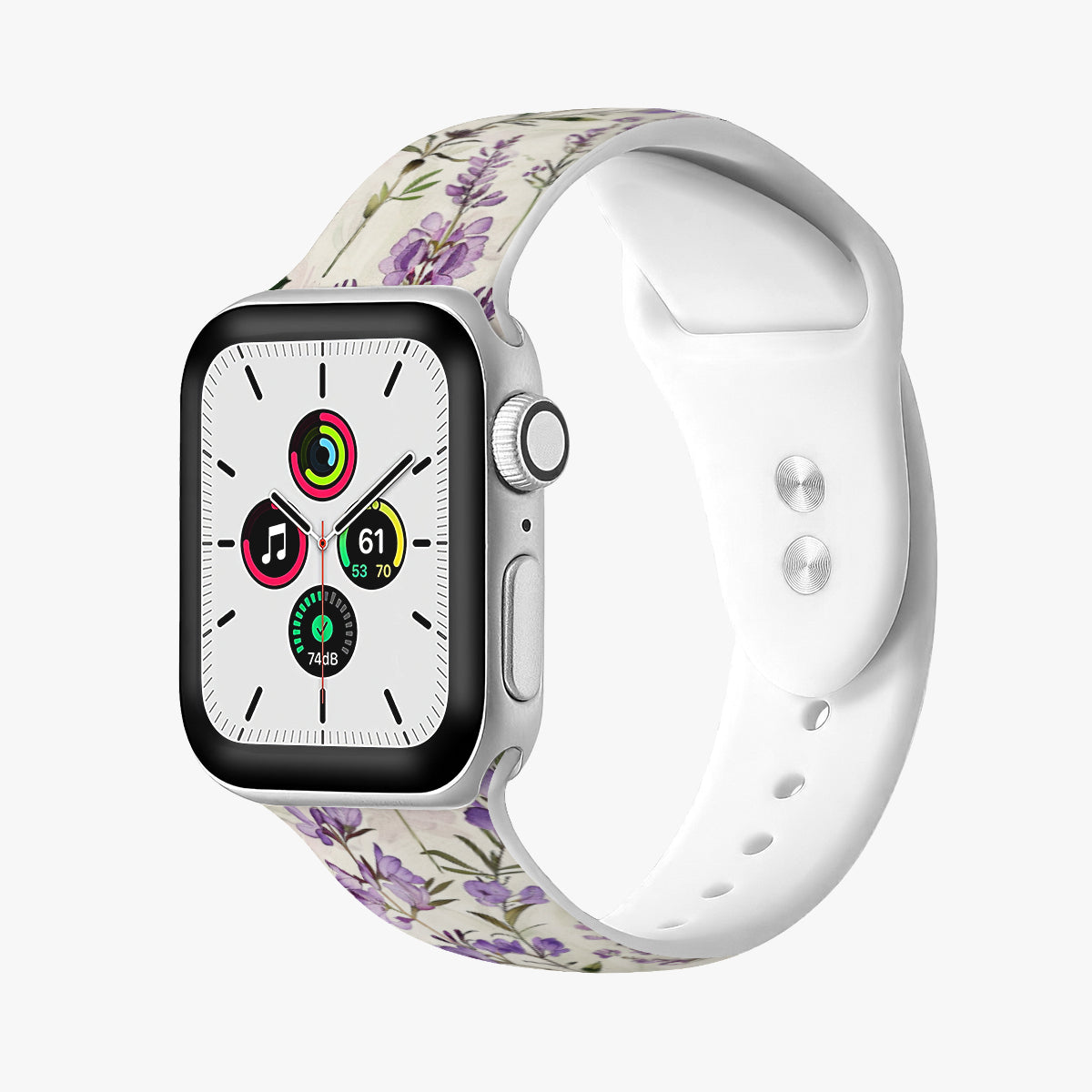 Botanical Lavender Double Buckle Strap