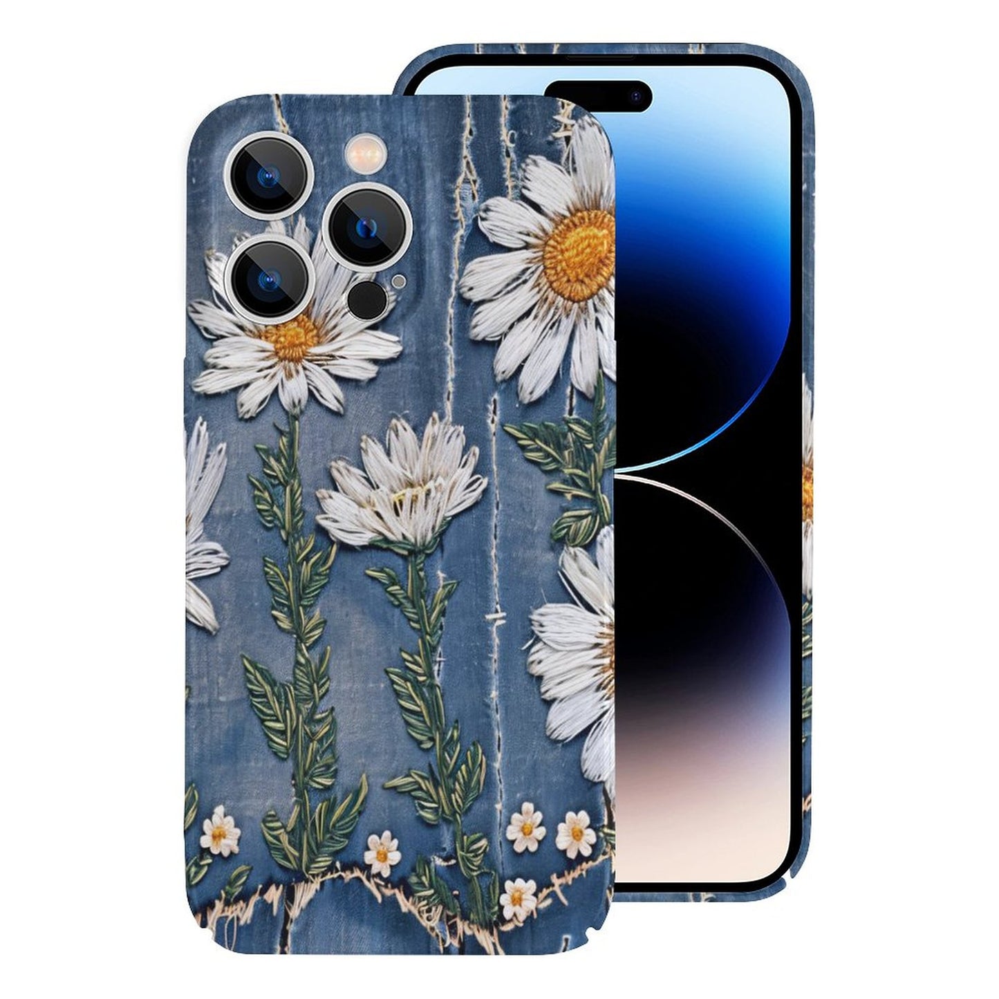 Denim and Daisies Apple Case for iPhone 14 Series