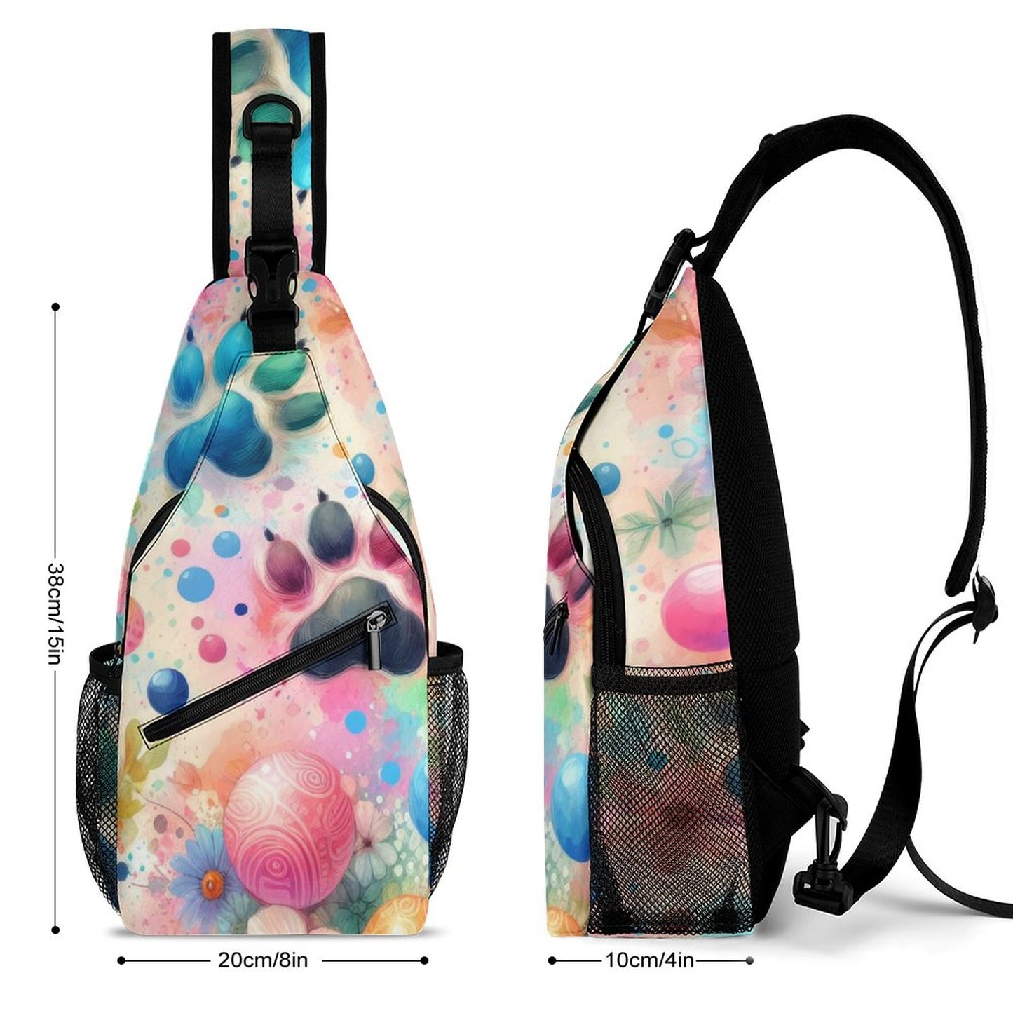 Paw Print Sling Bag