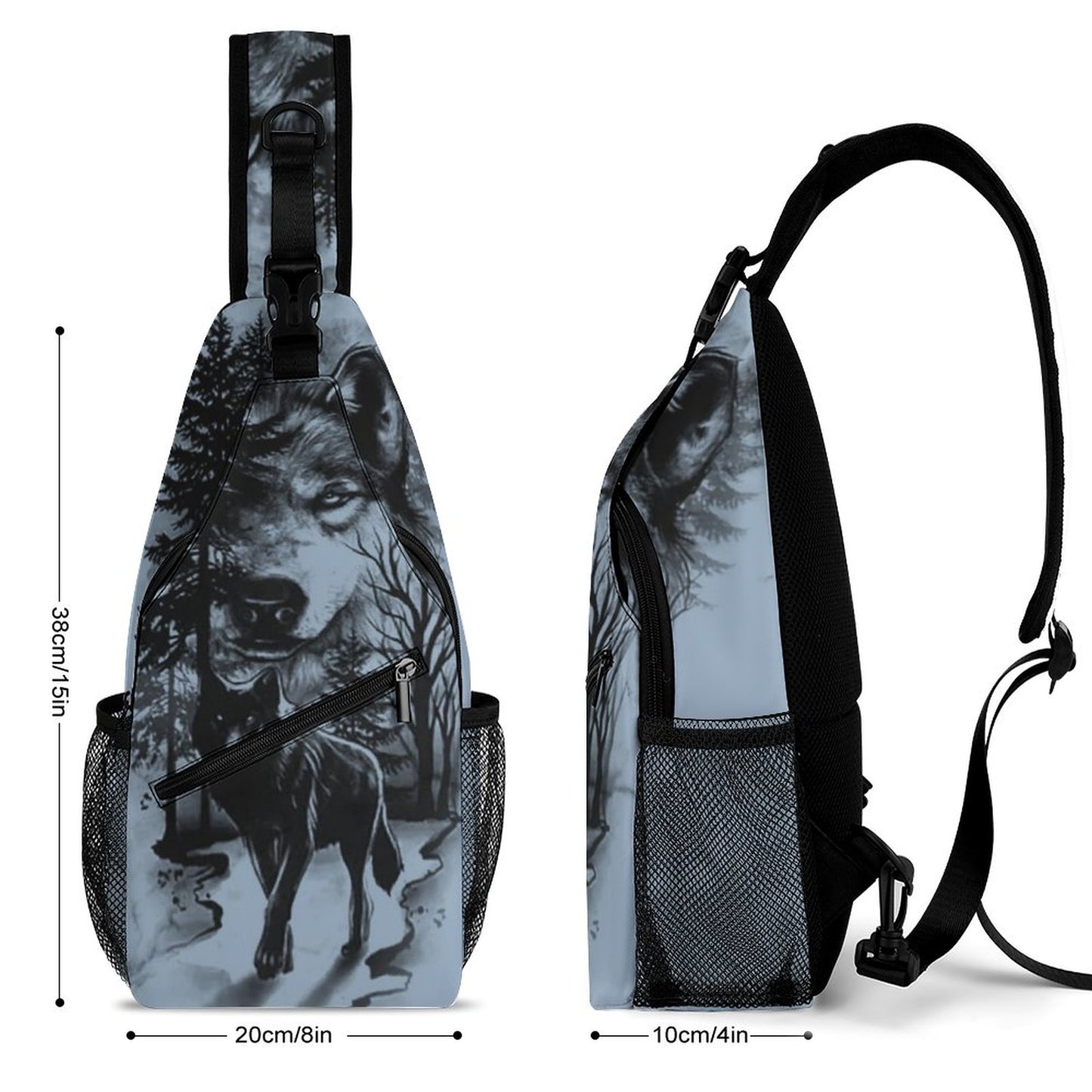 Wolves Unique Sling Bags