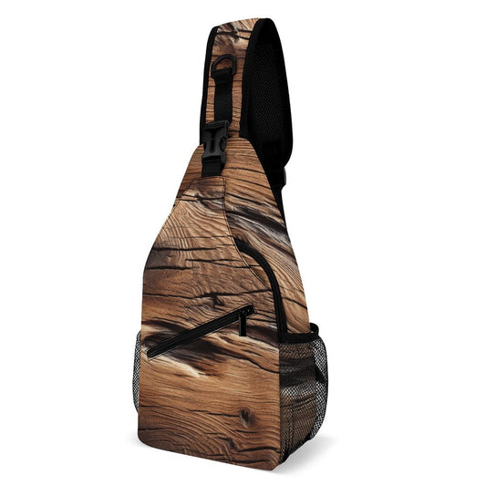 Wood Look Sling Bag