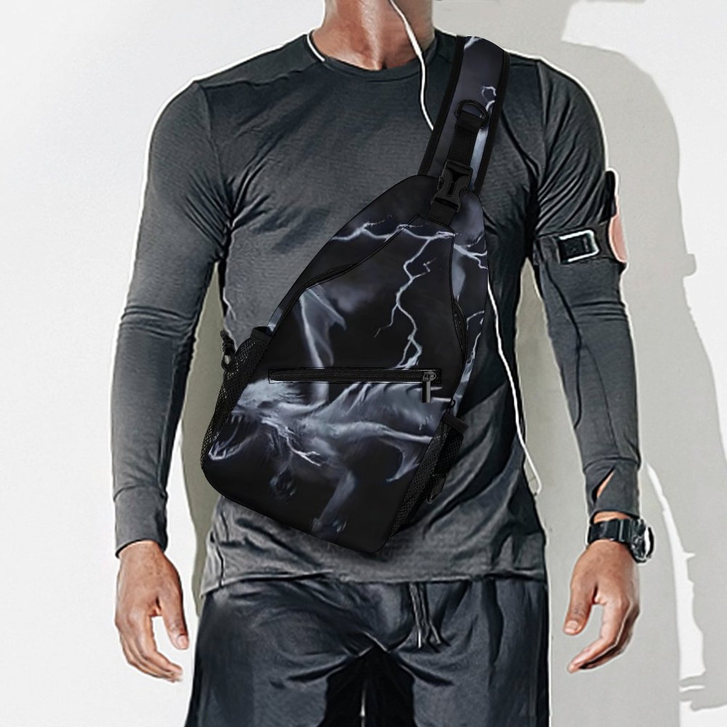 Dragon and Lightening Unique Sling Bags