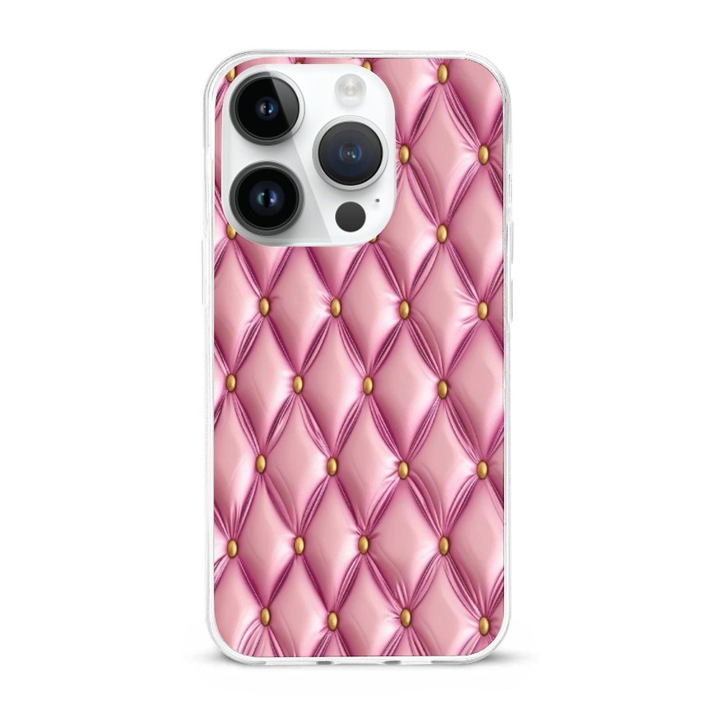 Pink Puff Apple iPhone Case for iPhone 15 Series