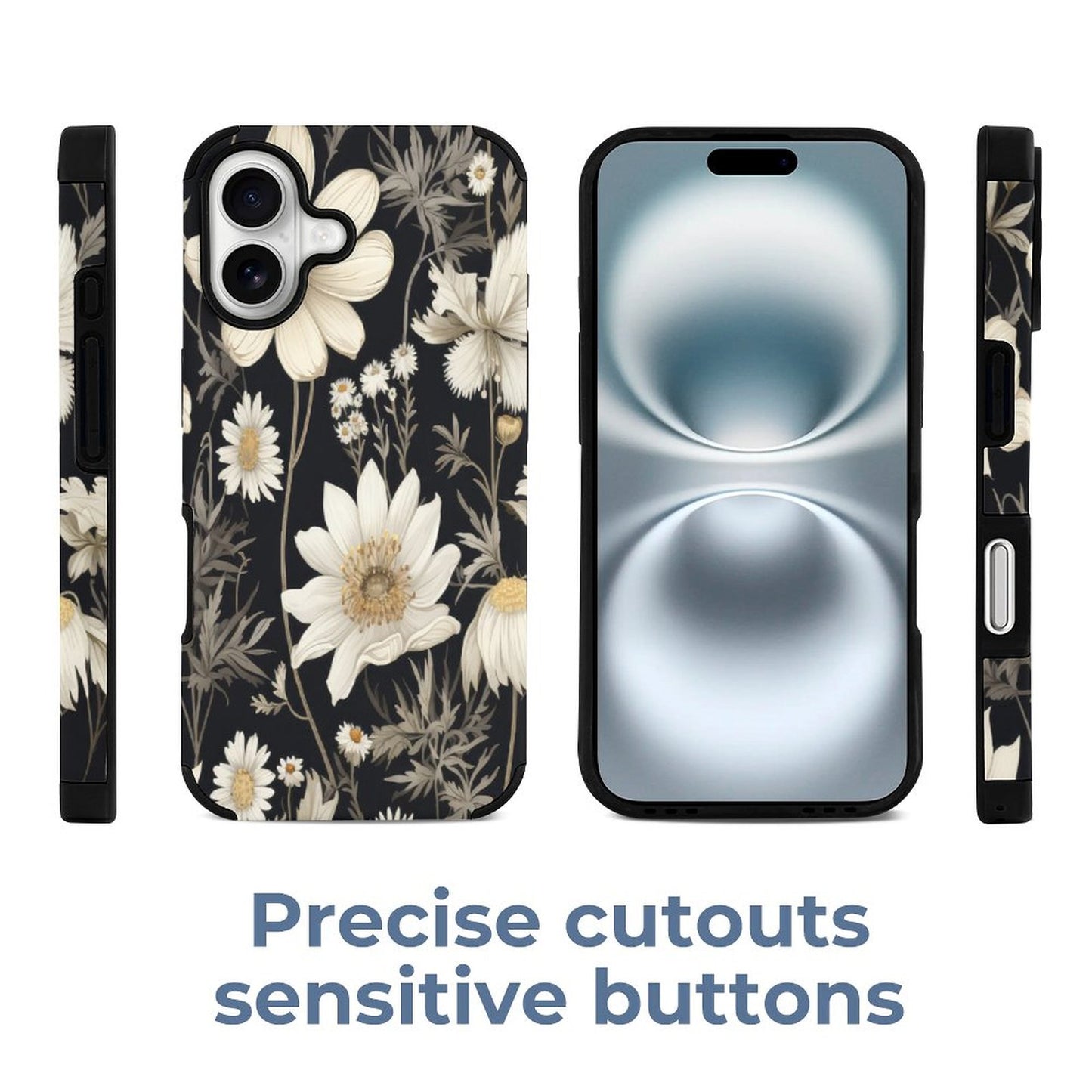 Wildflowers Microfiber iPhone Case for iPhone 16 Series