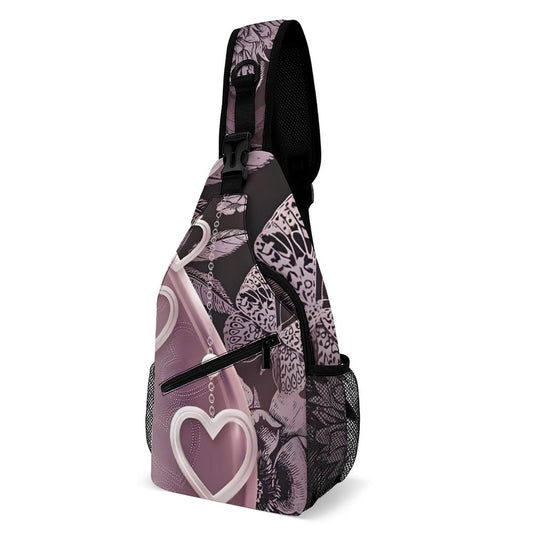 Butterfly and Heart Unique Sling Bags