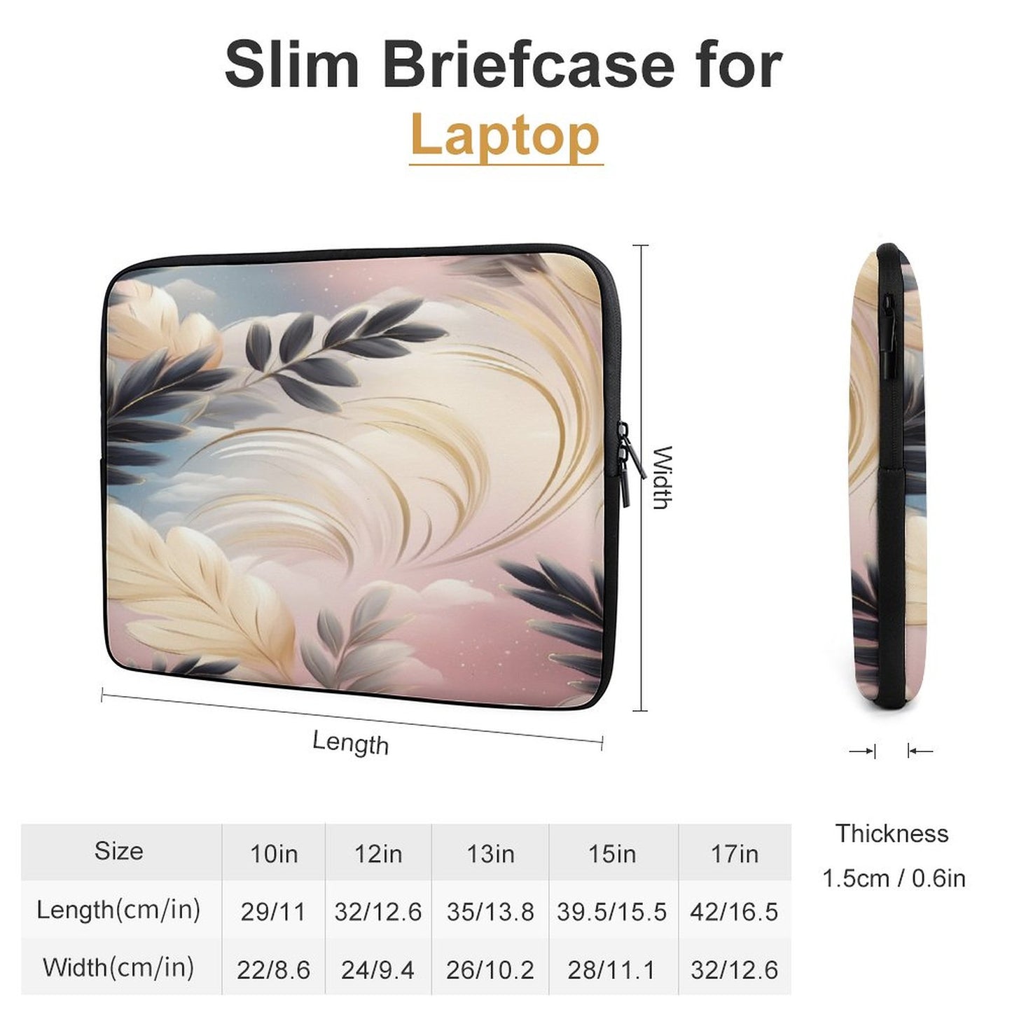 Dreamy Clouds Laptop Case