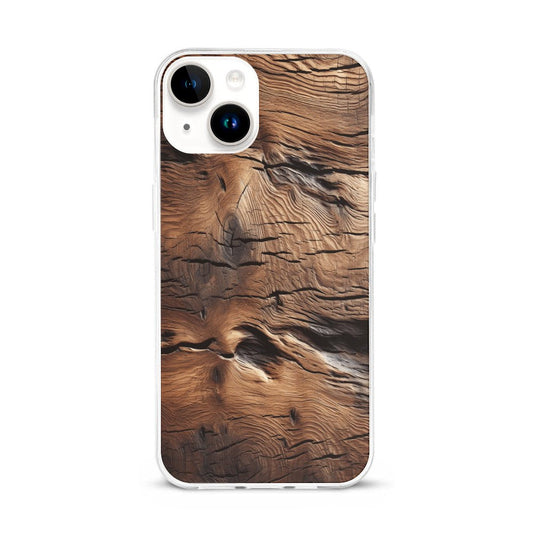 Wood Grain TPU Apple iPhone Case for iPhone 15 Series