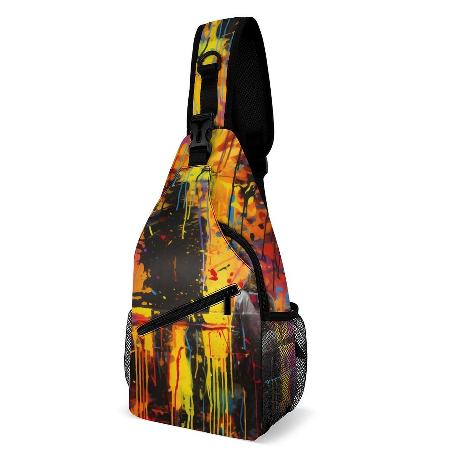 Grunge Look Sling Bag