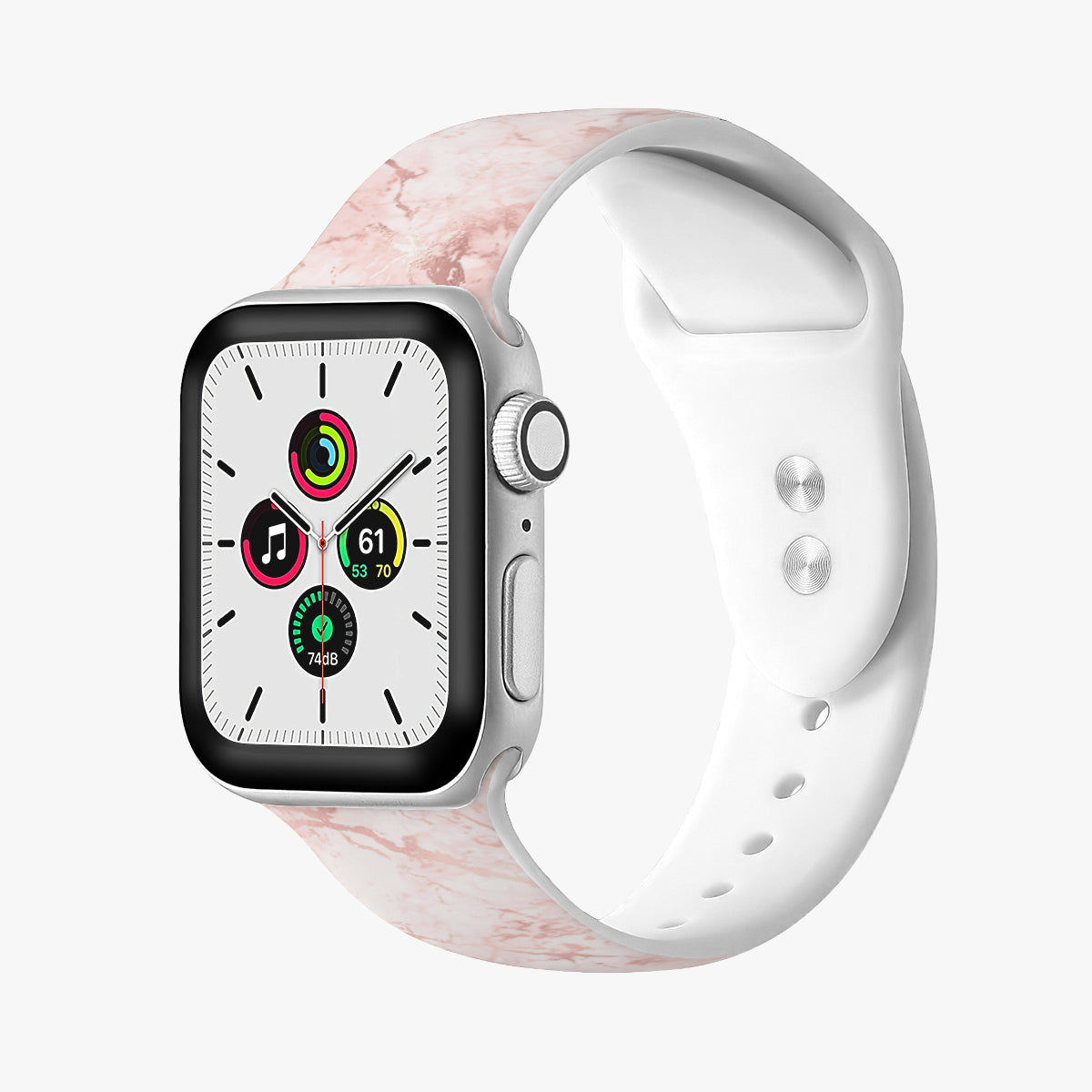 Delicate Blush Pink Double Buckle Strap