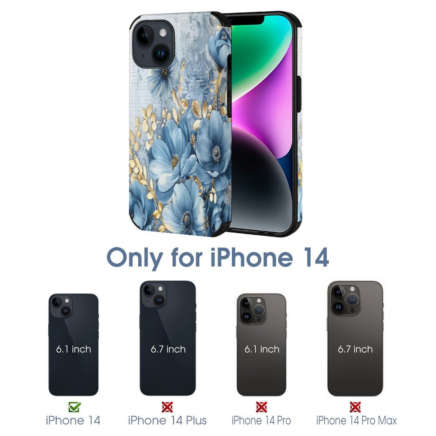 Microfiber Custom Phone Case for iPhone 14